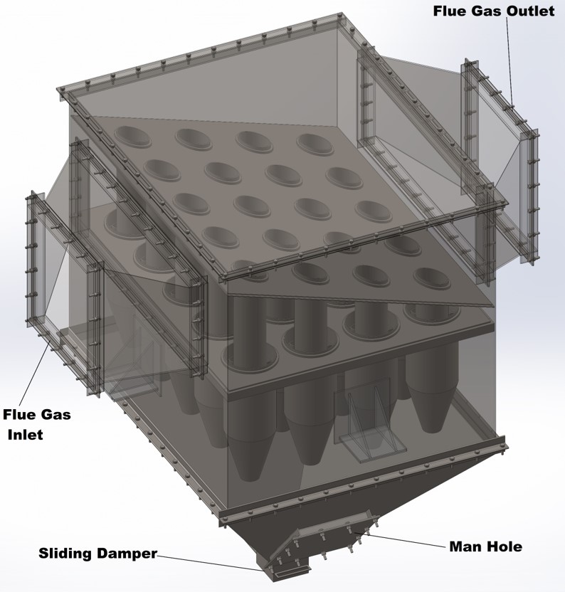 Mechanical Dust Collector for Boilers